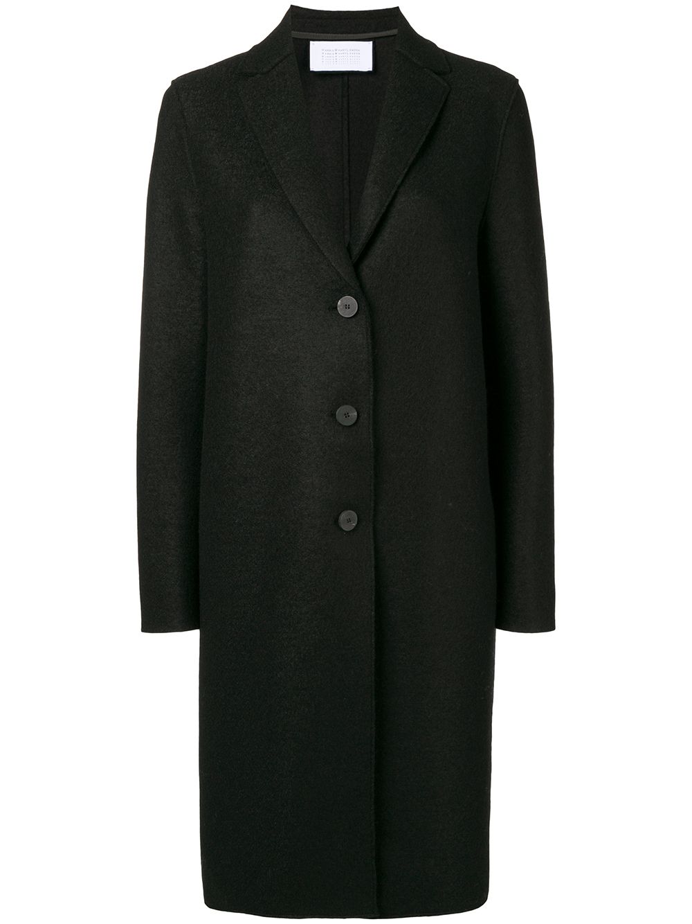 Harris Wharf London boxy buttoned coat - Black von Harris Wharf London