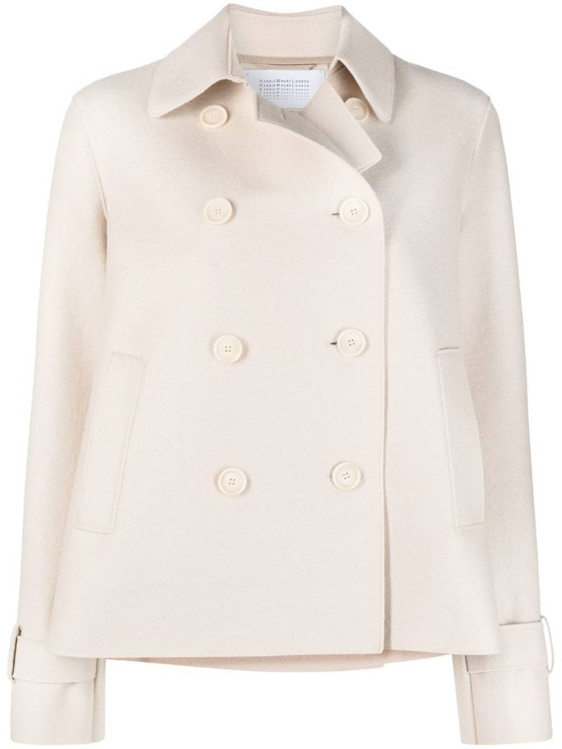 Harris Wharf London double-breasted button jacket - Neutrals von Harris Wharf London