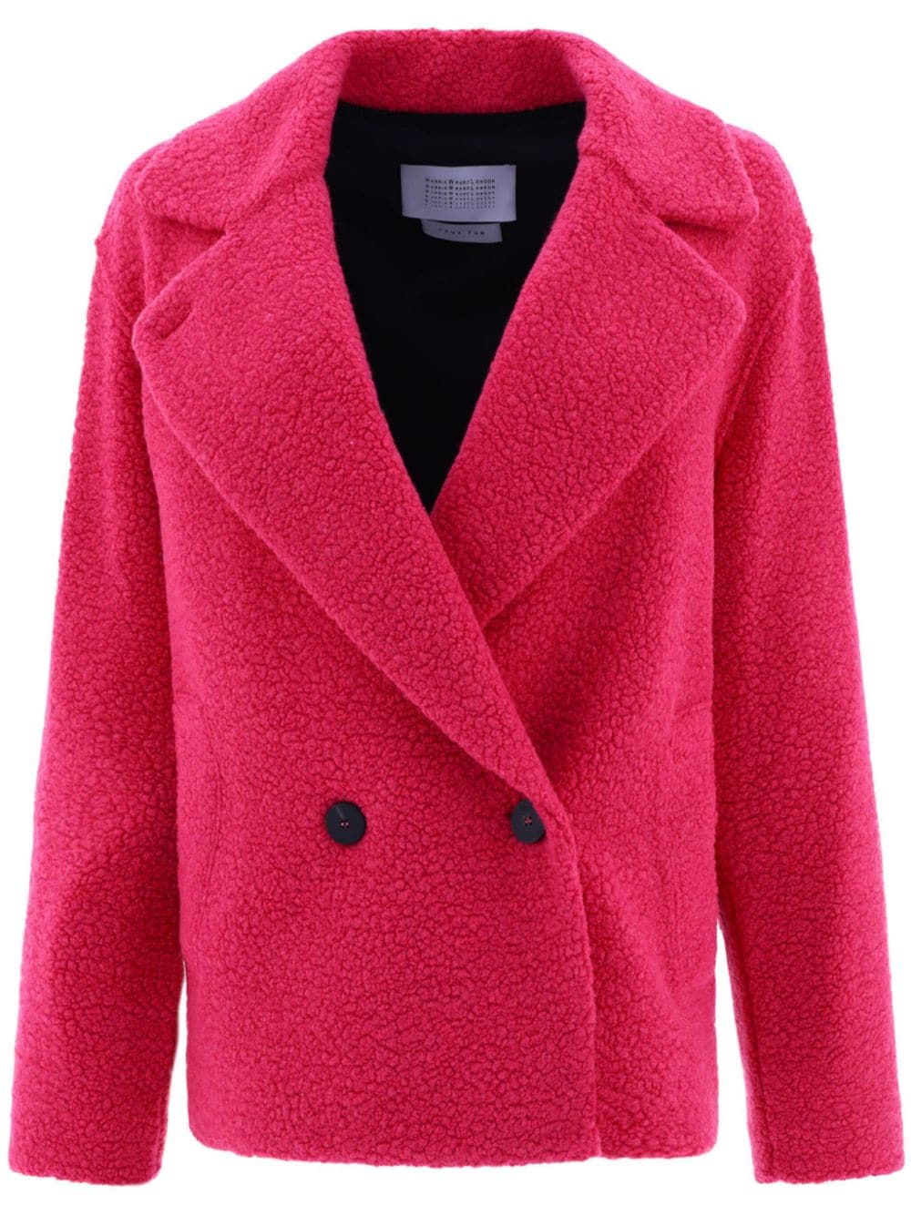 Harris Wharf London double-breasted fleece jacket - Pink von Harris Wharf London