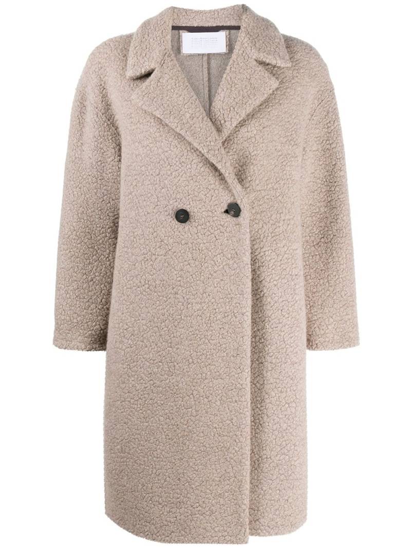 Harris Wharf London double-breasted mid-length coat - Neutrals von Harris Wharf London