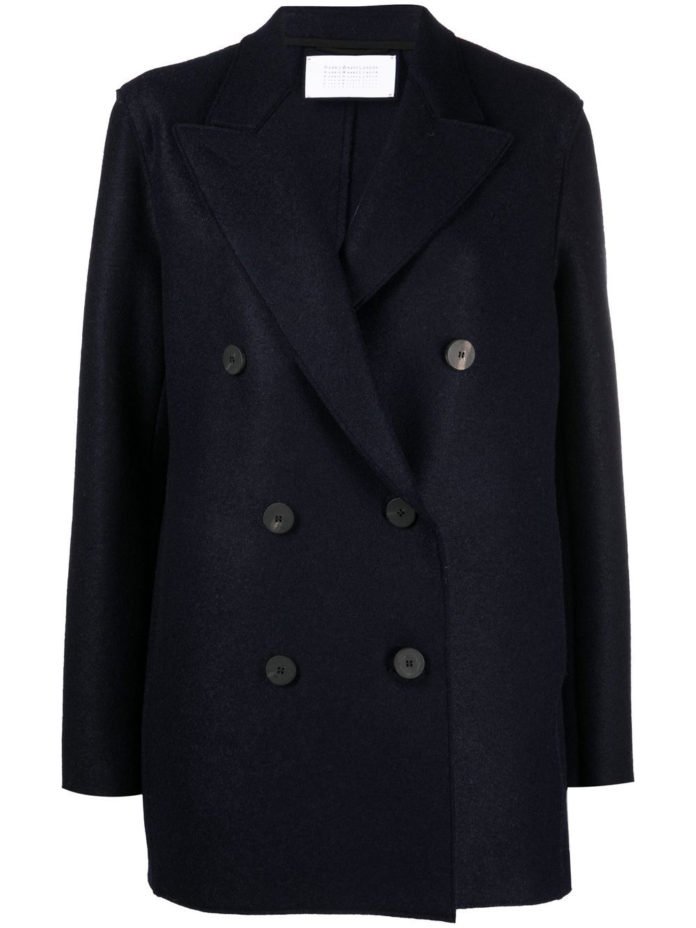 Harris Wharf London double-breasted tailored coat - Blue von Harris Wharf London