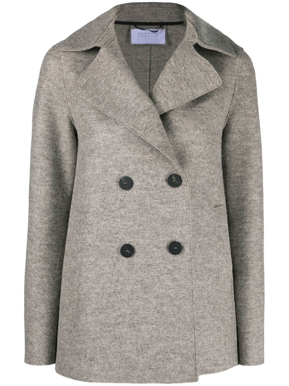 Harris Wharf London double-breasted virgin wool jacket - Neutrals von Harris Wharf London