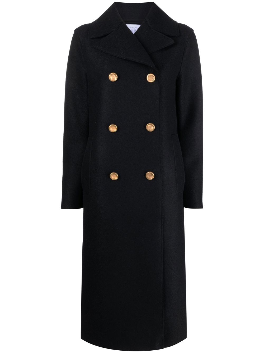 Harris Wharf London double-breasted wool coat - Black von Harris Wharf London