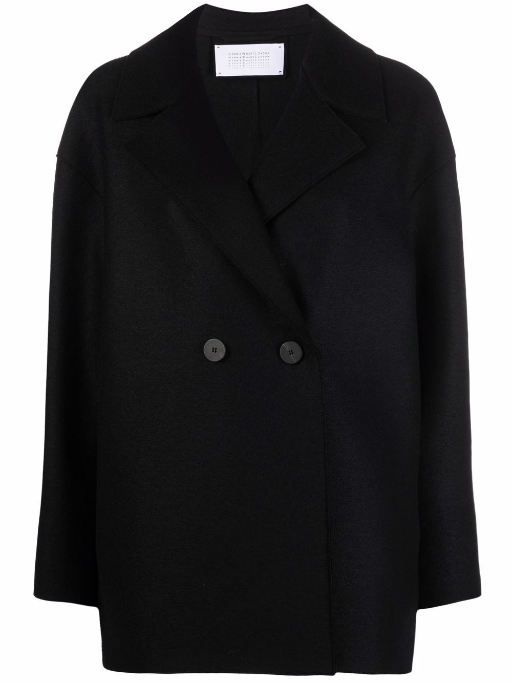 Harris Wharf London double-breasted wool coat - Black von Harris Wharf London