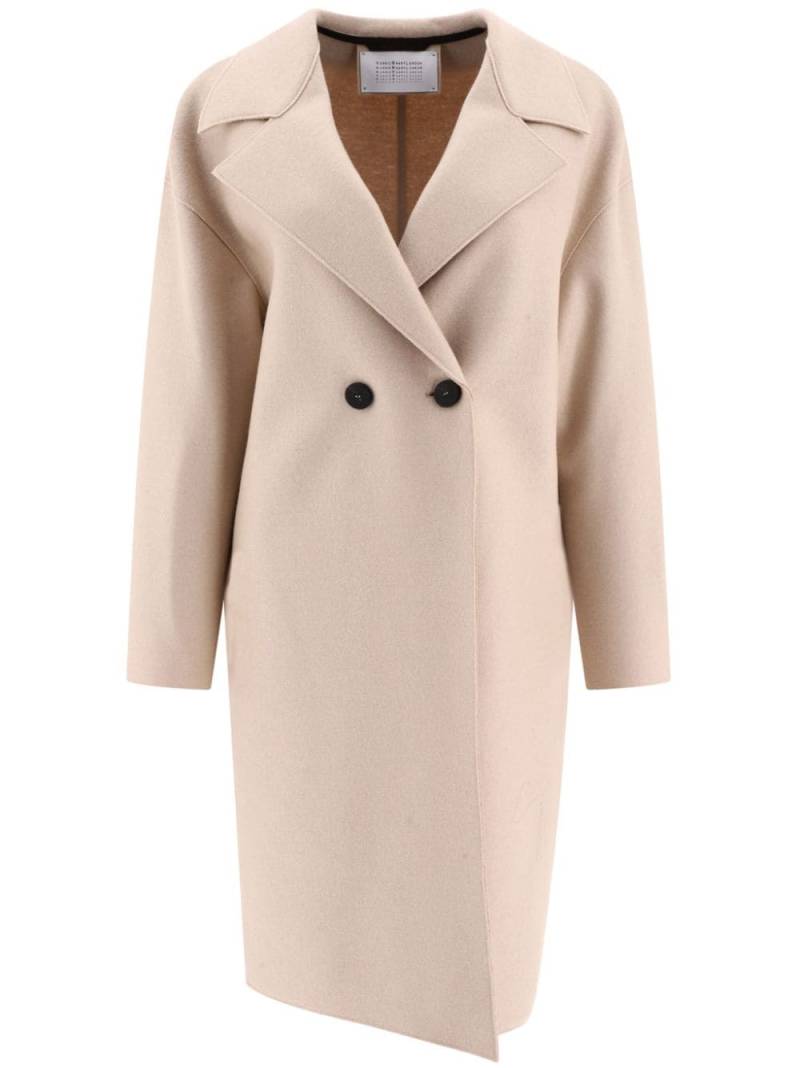 Harris Wharf London drop-shoulder double-breasted coat - Neutrals von Harris Wharf London