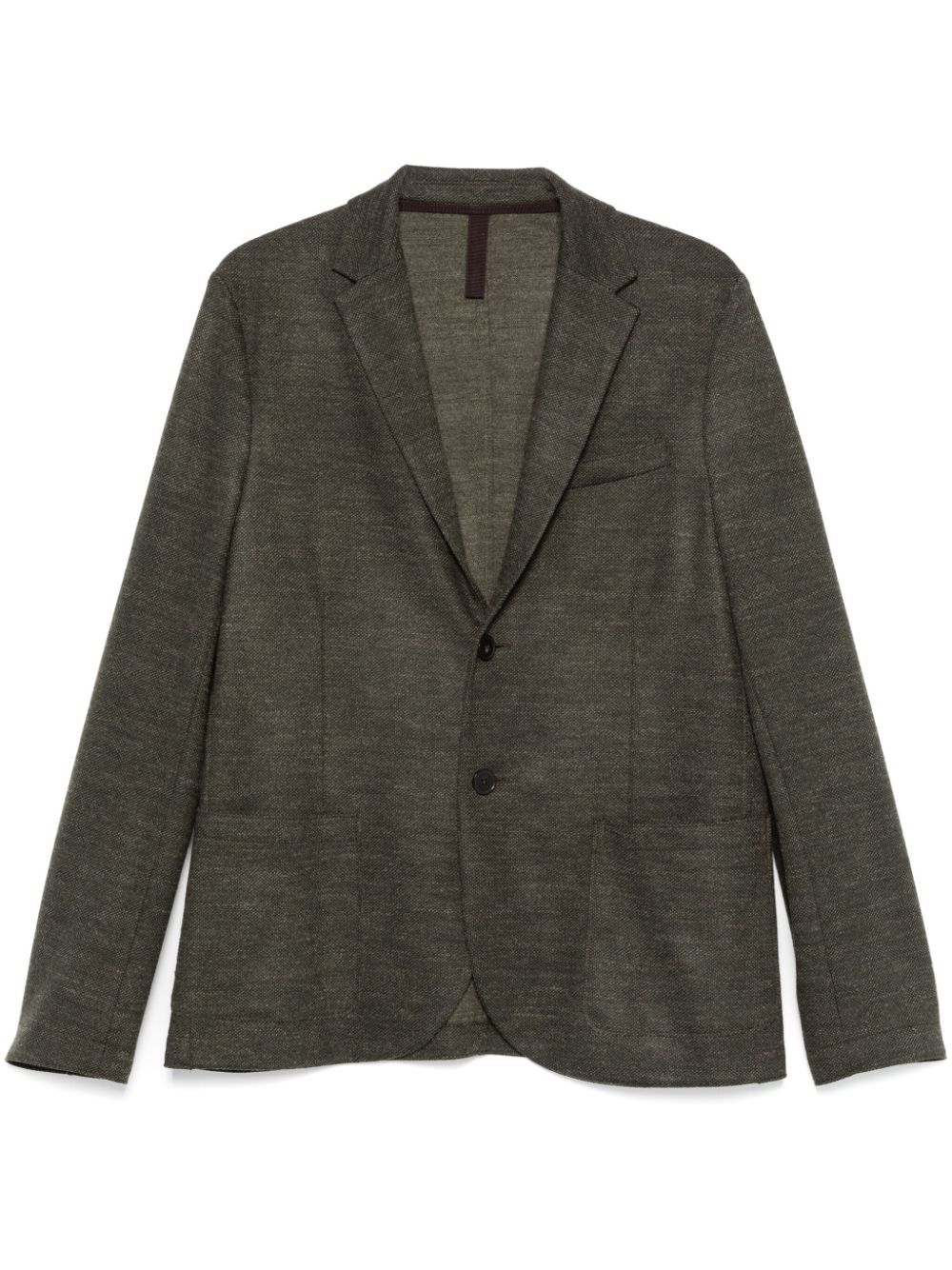 Harris Wharf London mélange-effect blazer - Green von Harris Wharf London