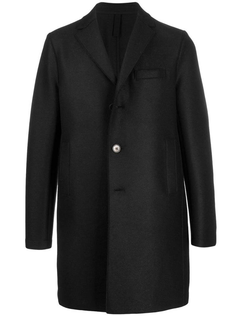 Harris Wharf London midi single breasted coat - Black von Harris Wharf London