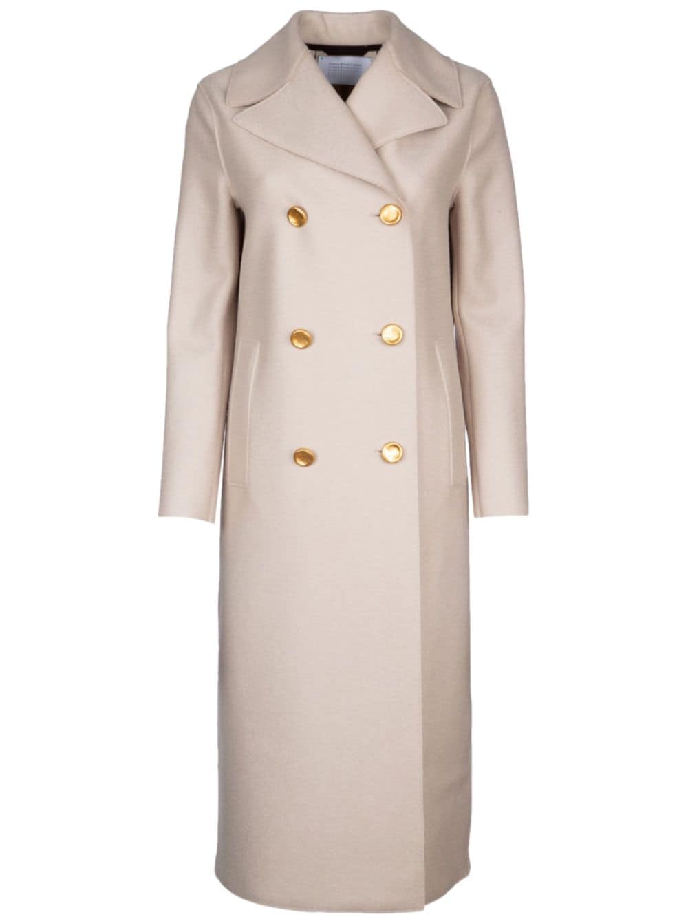 Harris Wharf London peak-lapels wool double-breasted coat - Neutrals von Harris Wharf London