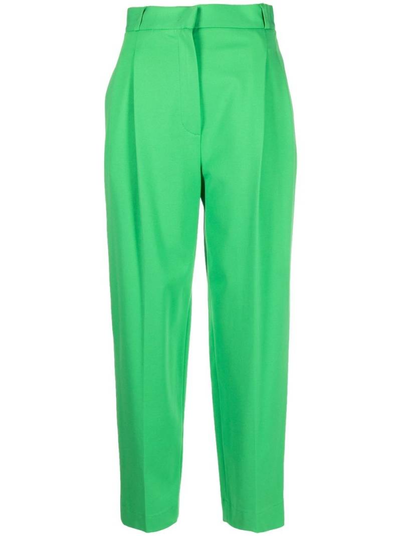 Harris Wharf London pleat-detailing tapered-leg trousers - Green von Harris Wharf London