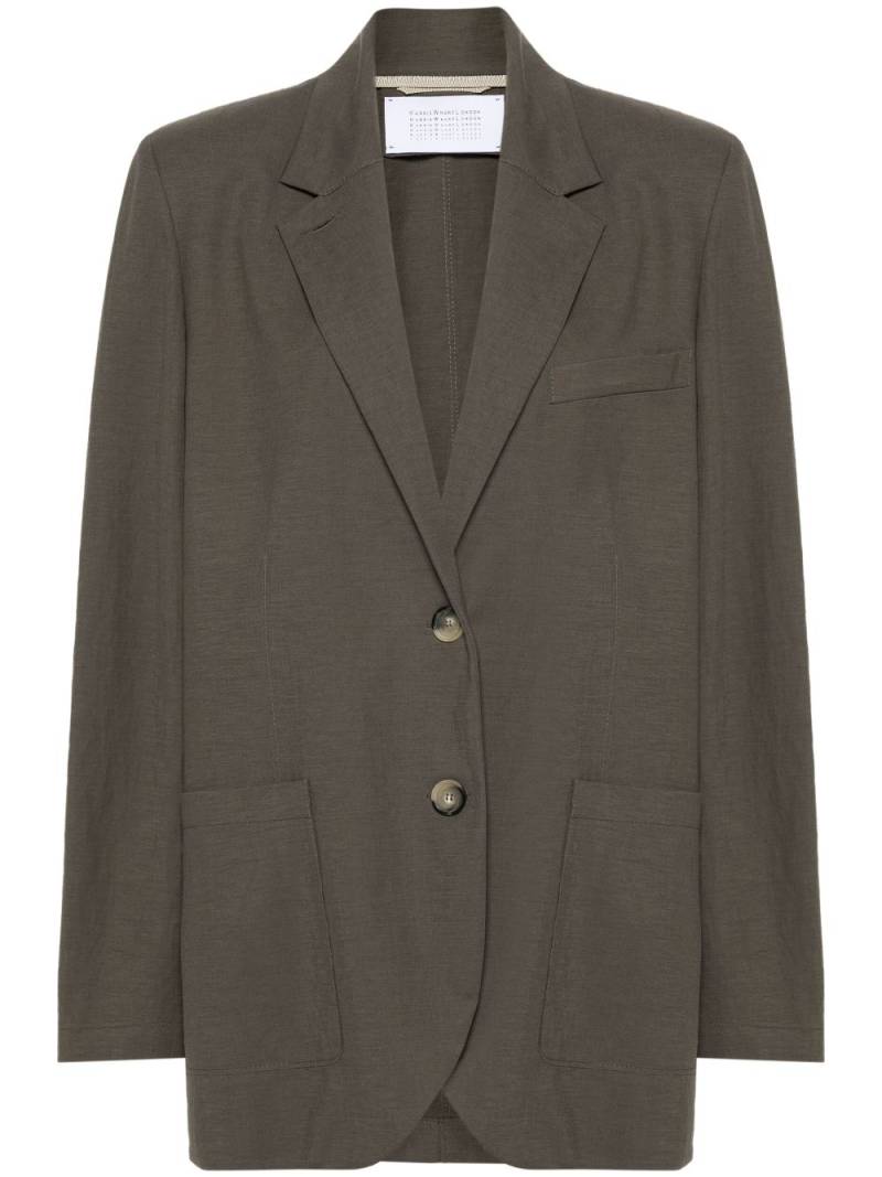 Harris Wharf London single-breasted blazer - Brown von Harris Wharf London