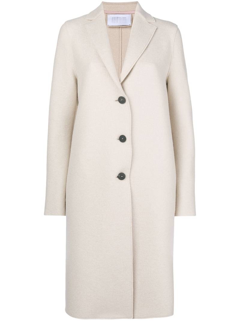 Harris Wharf London single breasted coat - Neutrals von Harris Wharf London