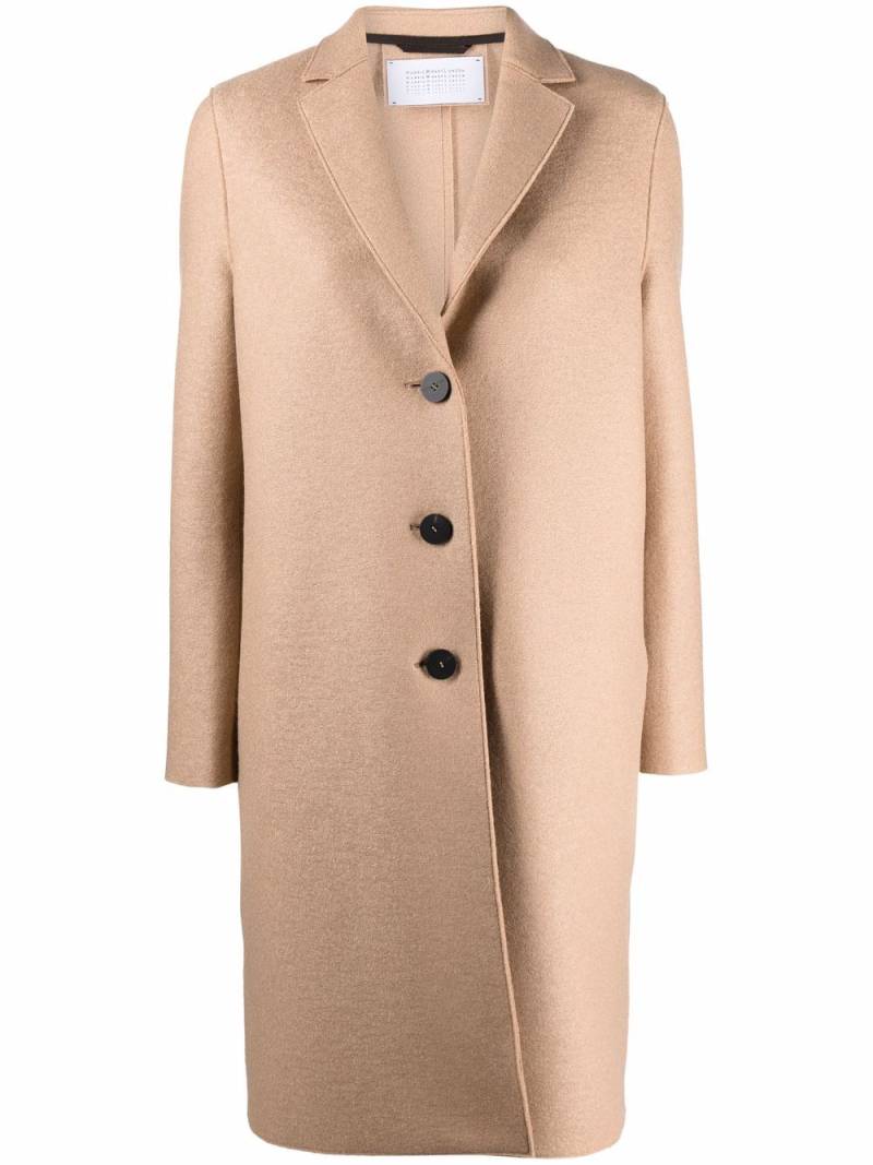 Harris Wharf London single-breasted mid-length coat - Neutrals von Harris Wharf London