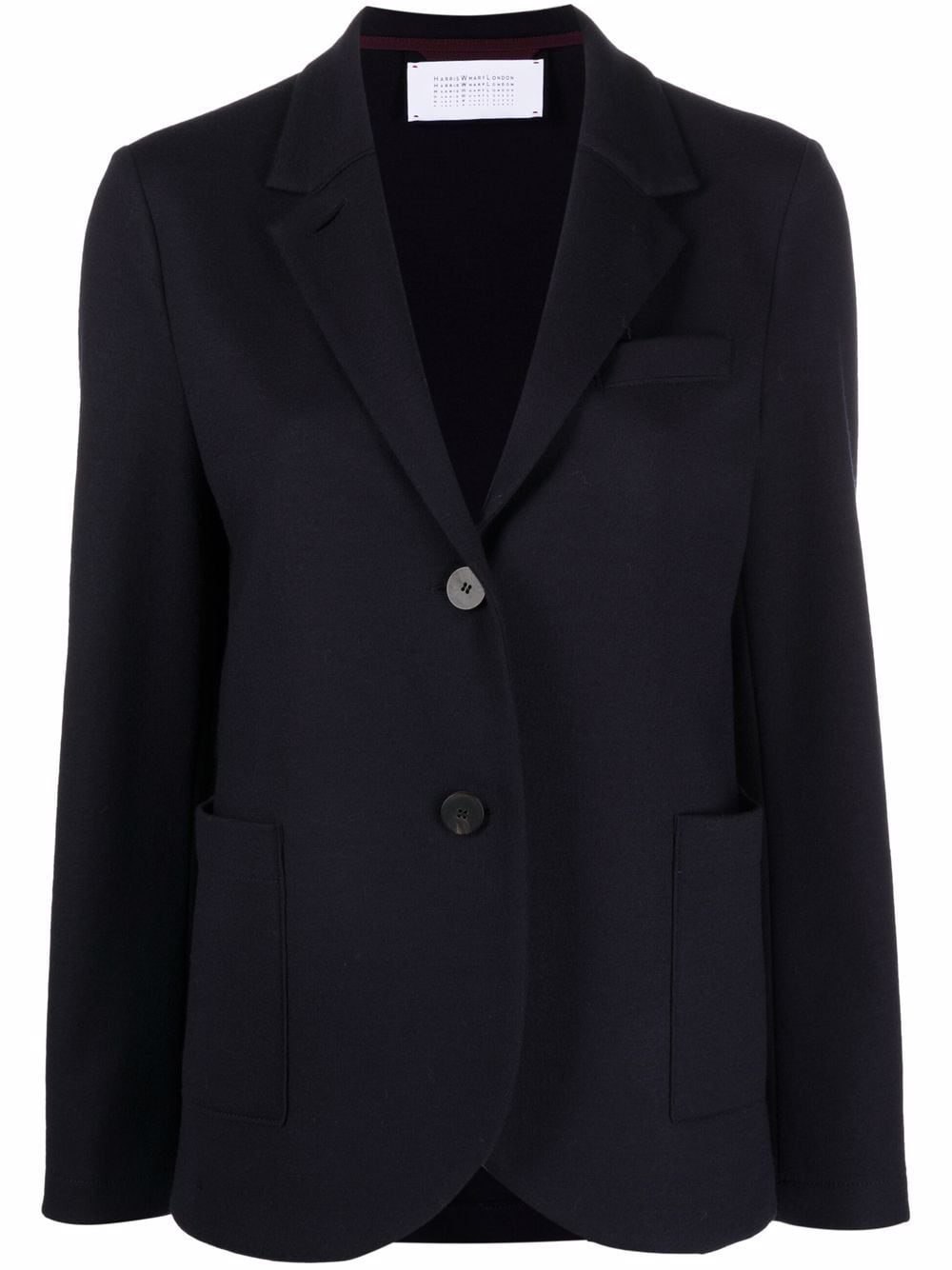 Harris Wharf London single-breasted tailored blazer - Blue von Harris Wharf London