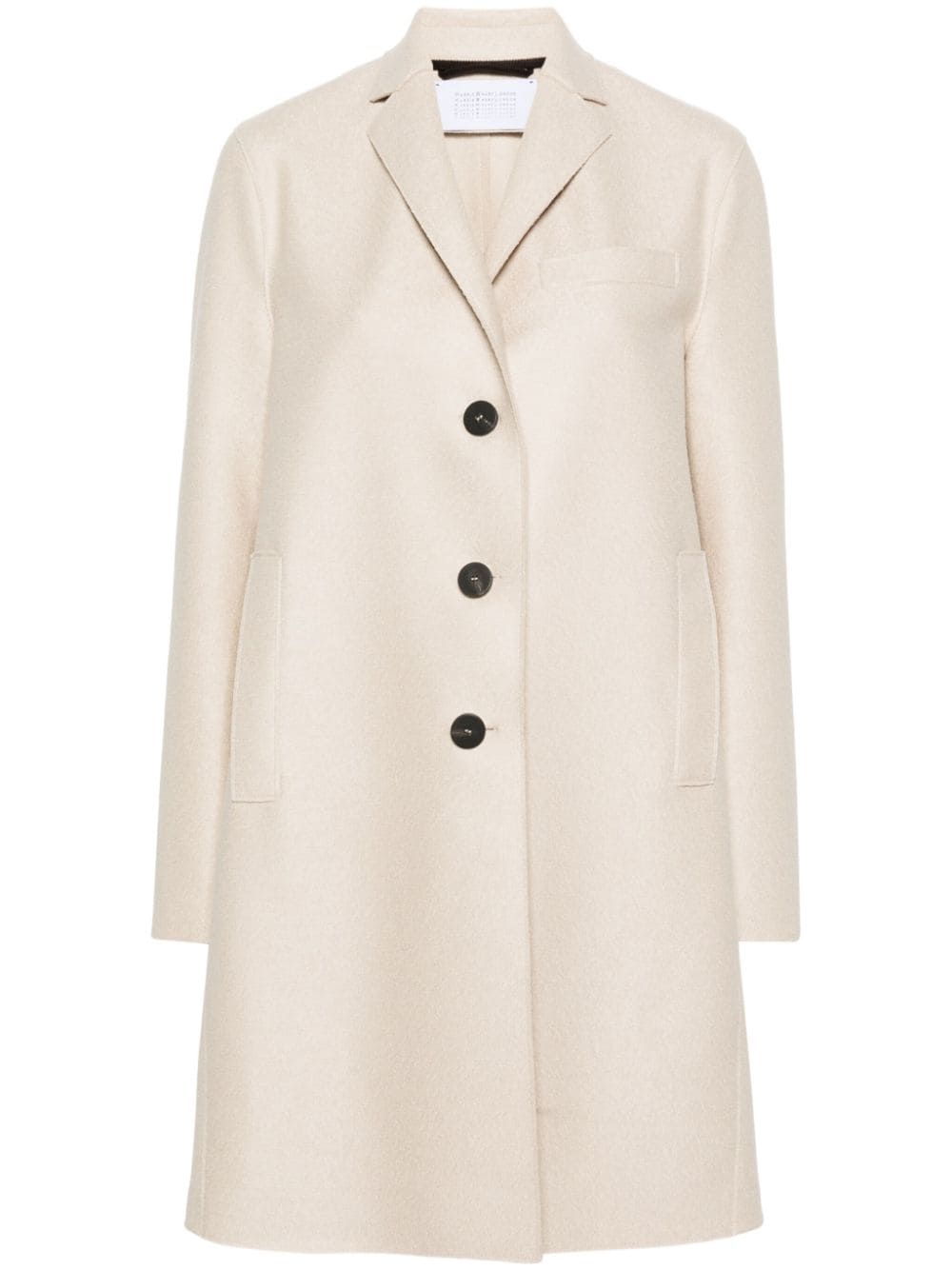 Harris Wharf London single-breasted virgin wool coat - Neutrals von Harris Wharf London