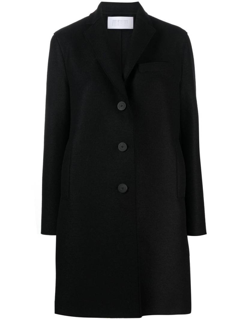 Harris Wharf London single-breasted wool coat - Black von Harris Wharf London