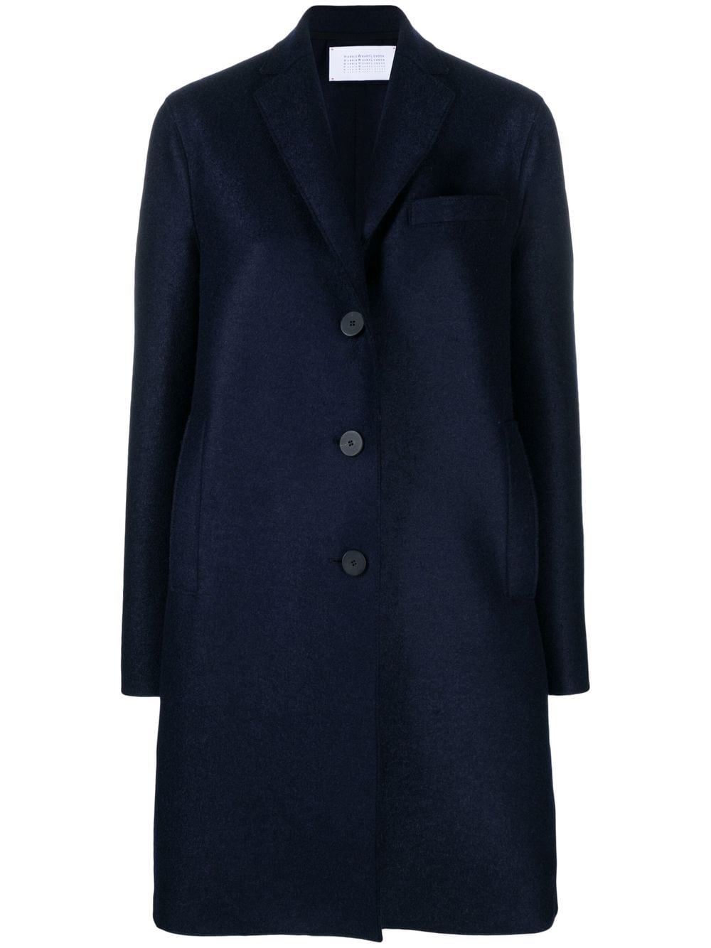 Harris Wharf London single-breasted wool coat - Blue von Harris Wharf London