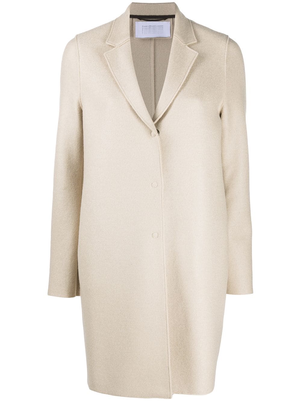 Harris Wharf London single-breasted wool coat - Neutrals von Harris Wharf London