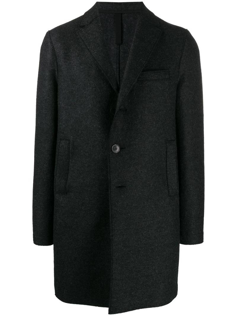 Harris Wharf London straight fit coat - Grey von Harris Wharf London