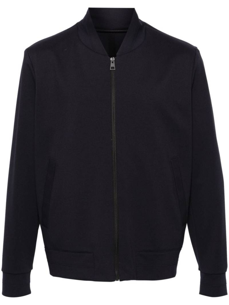 Harris Wharf London stretch-jersey bomber jacket - Blue von Harris Wharf London