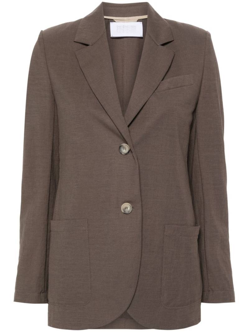 Harris Wharf London twill mélange blazer - Brown von Harris Wharf London