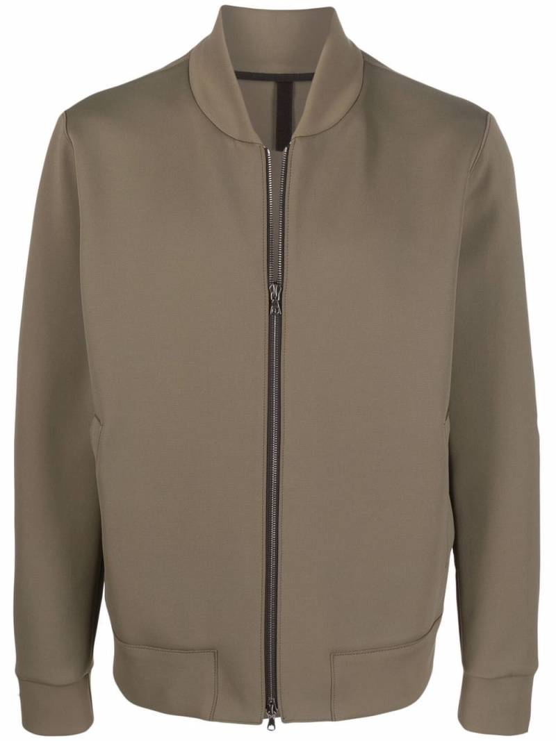 Harris Wharf London two-pocket zip-up bomber jacket - Green von Harris Wharf London