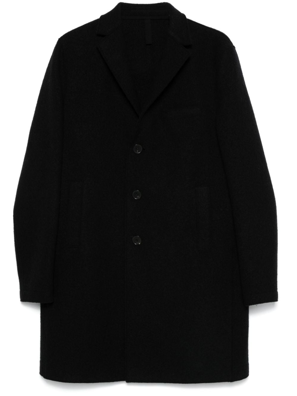 Harris Wharf London virgin wool coat - Black von Harris Wharf London