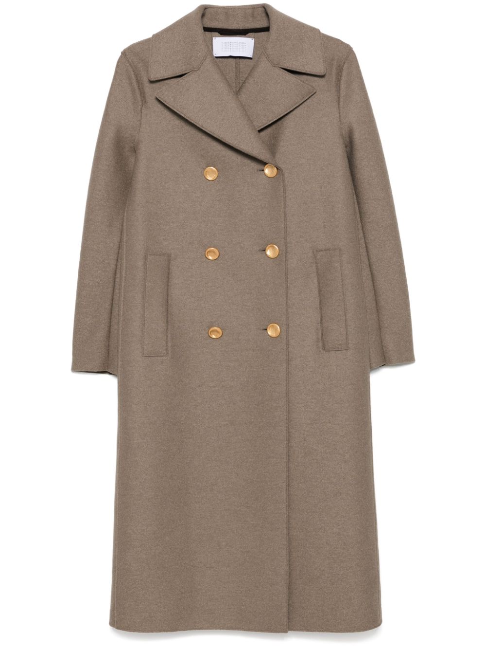 Harris Wharf London virgin-wool military coat - Brown