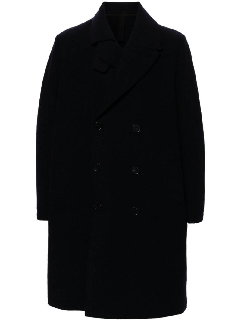 Harris Wharf London virgin wool peacoat - Blue von Harris Wharf London