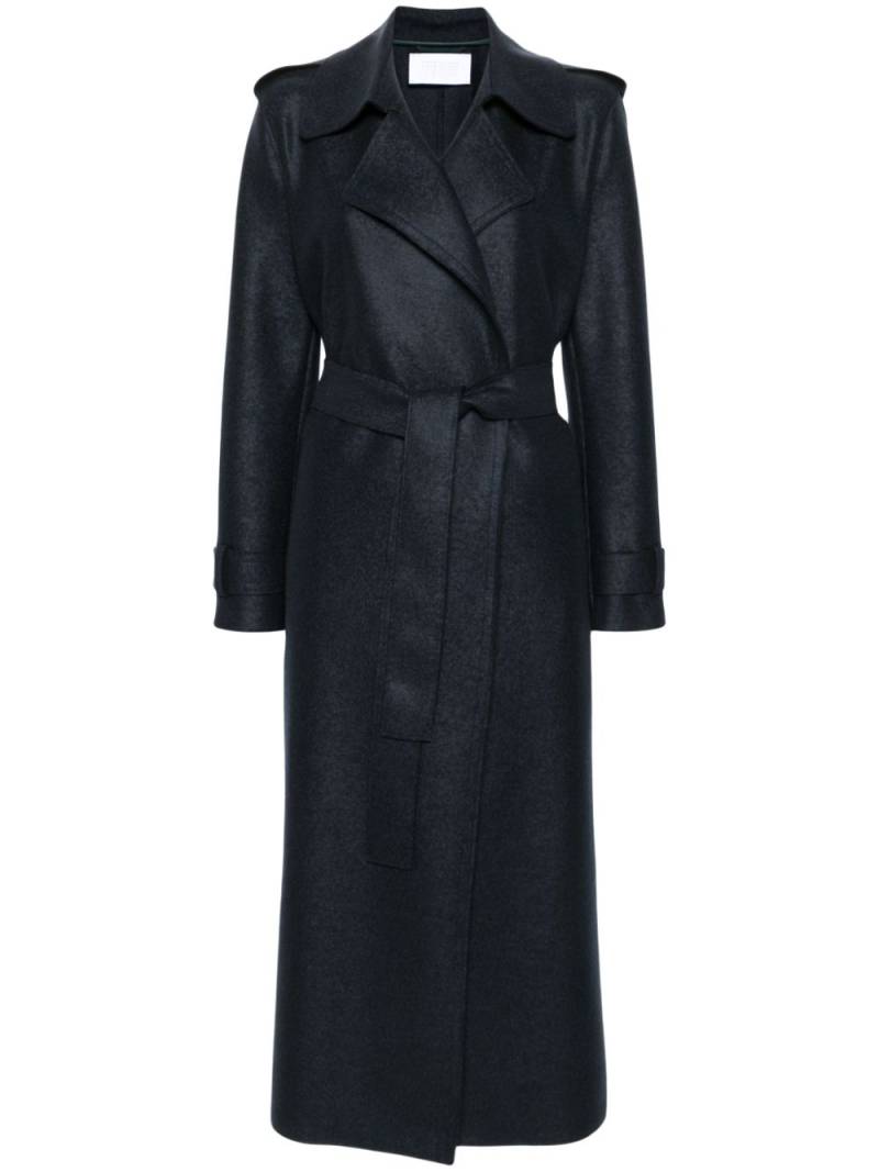 Harris Wharf London wool trench coat - Blue von Harris Wharf London