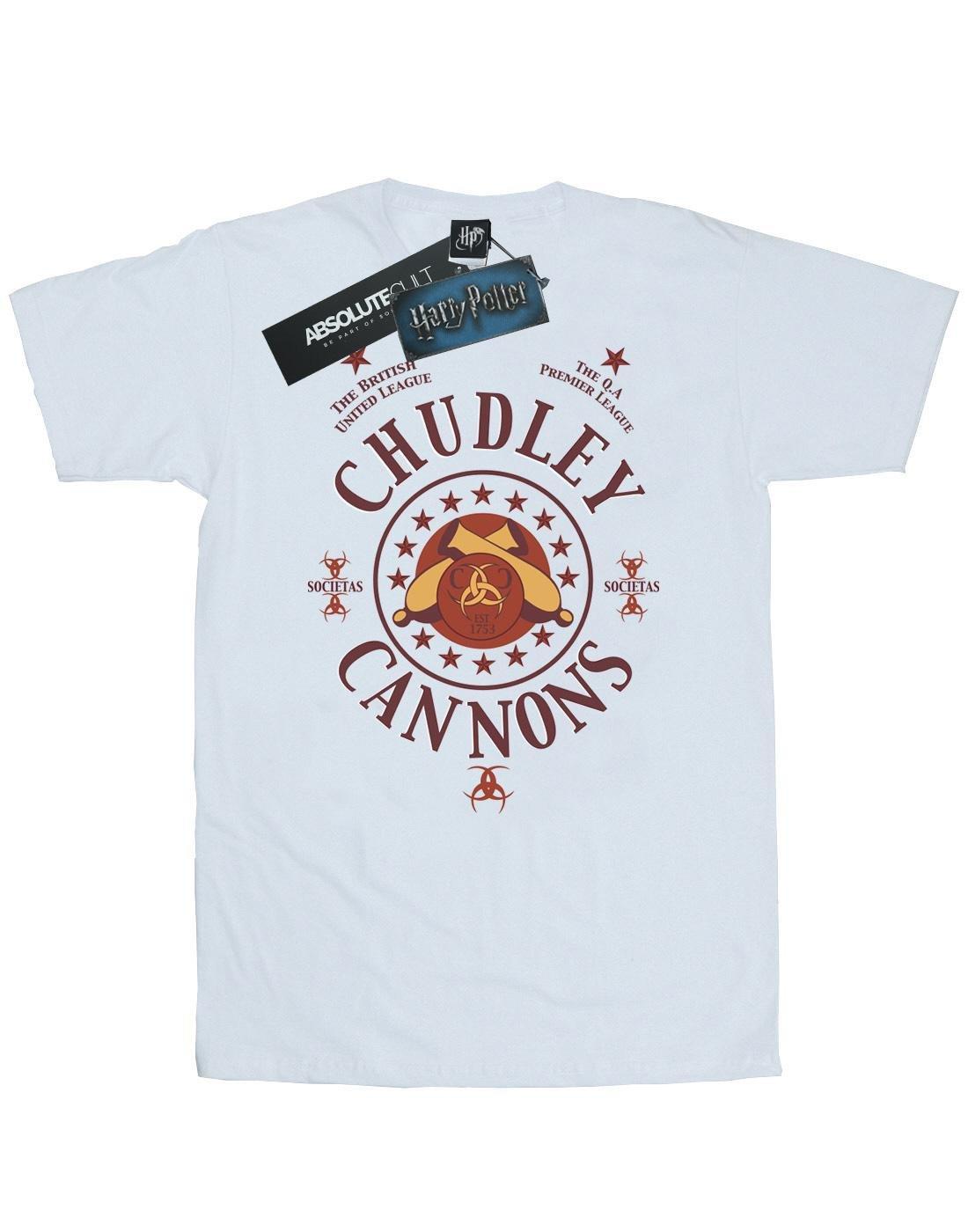 Chudley Cannons Logo Tshirt Herren Weiss XL von Harry Potter