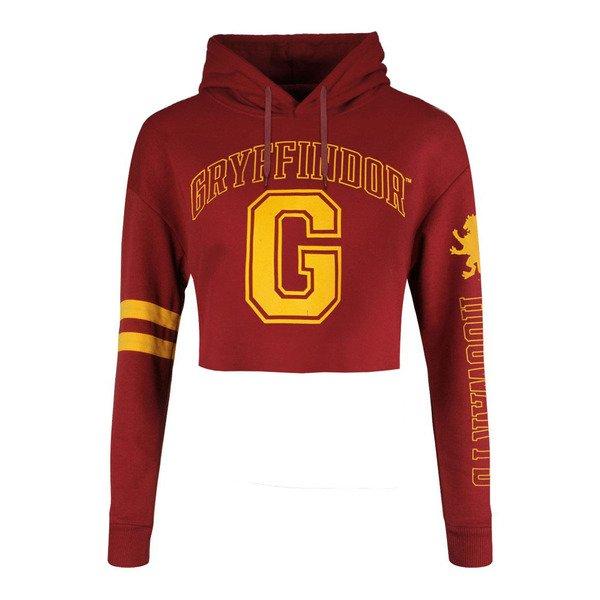 College Kurzes Hoodie Damen Bordeaux L von Harry Potter