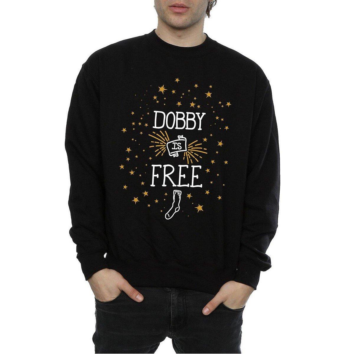 Harry Potter - Dobby Is Free Sweatshirt, für Herren, Schwarz, Größe M von Harry Potter