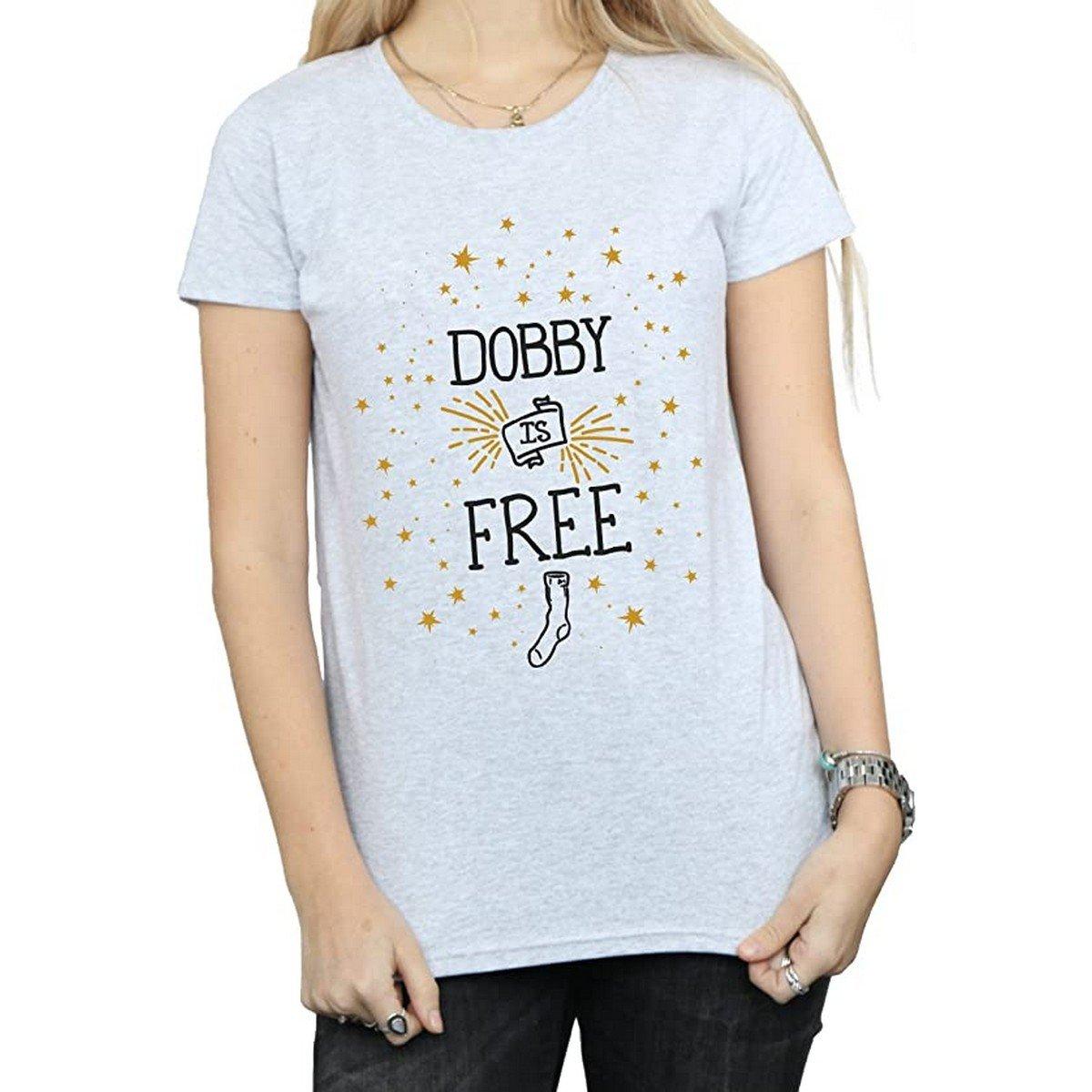 Dobby Is Free Tshirt Damen Grau XXL von Harry Potter