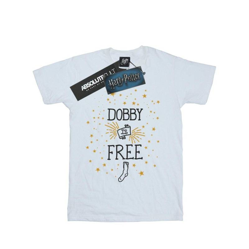 Dobby Is Free Tshirt Damen Weiss 3XL von Harry Potter