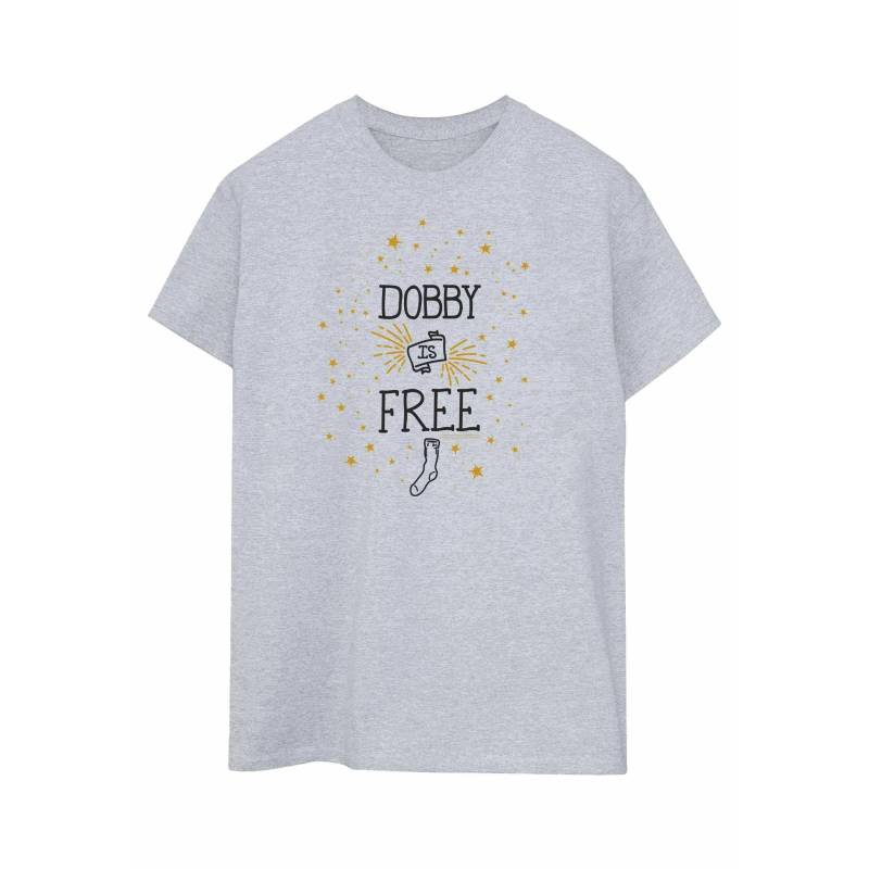 Dobby Is Free Tshirt Herren Grau 3XL von Harry Potter