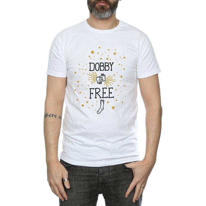 Dobby Is Free Tshirt Herren Weiss 3XL von Harry Potter