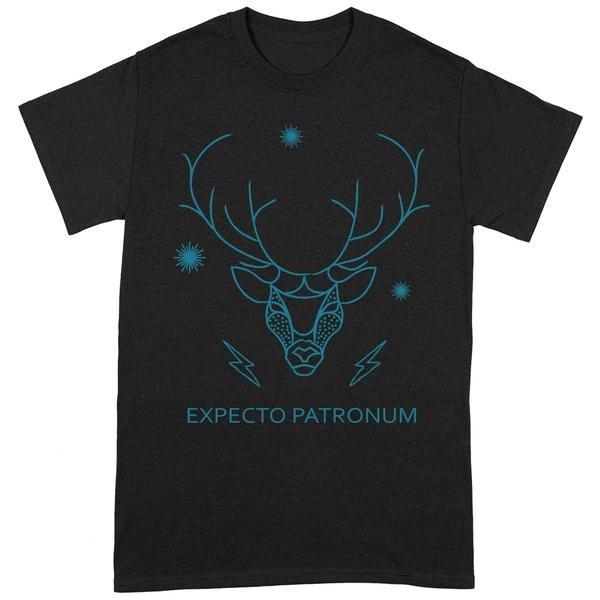 Expecto Patronum Tshirt Herren Schwarz S von Harry Potter