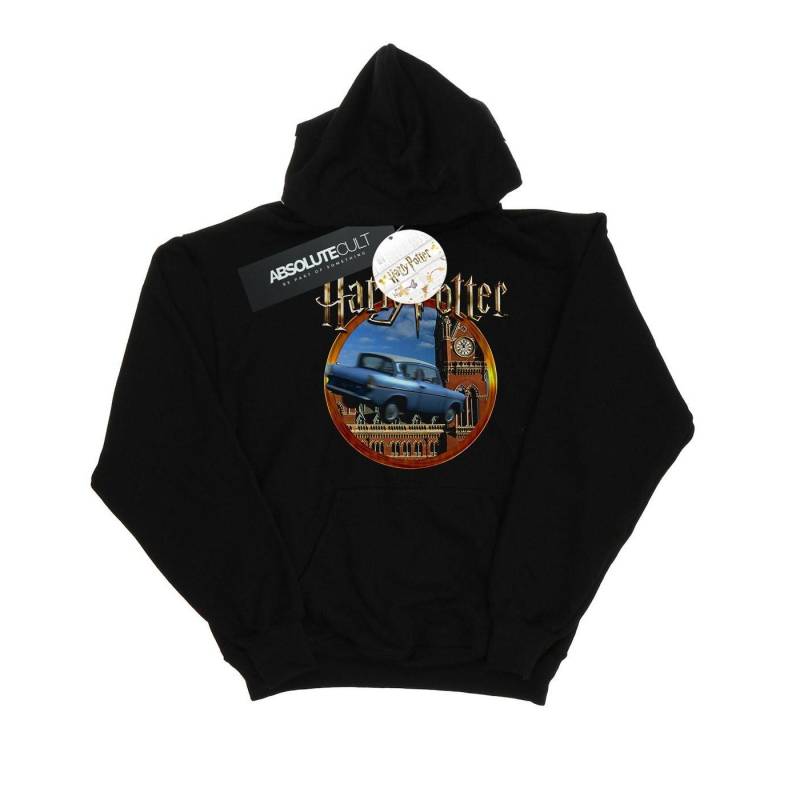 Flying Car Kapuzenpullover Damen Schwarz M von Harry Potter