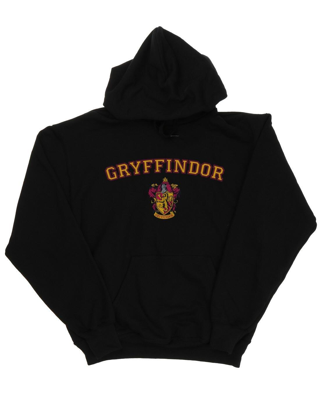 Gryffindor Crest Kapuzenpullover Damen Schwarz XL von Harry Potter