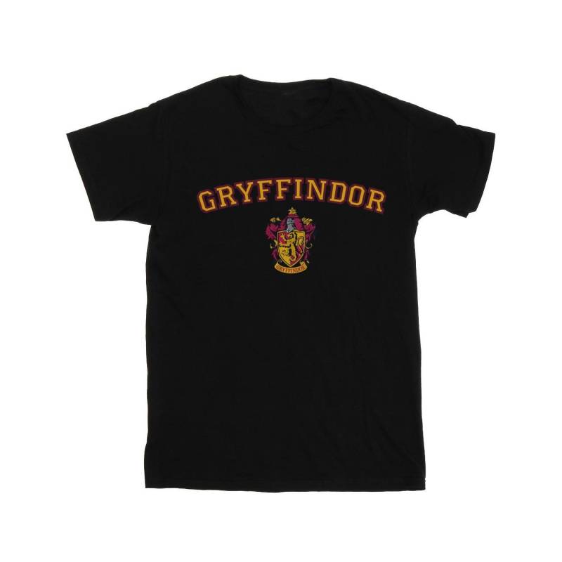 Gryffindor Crest Tshirt Damen Schwarz 5XL von Harry Potter