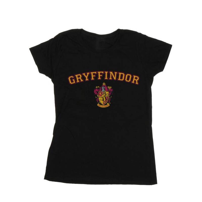 Gryffindor Crest Tshirt Damen Schwarz S von Harry Potter