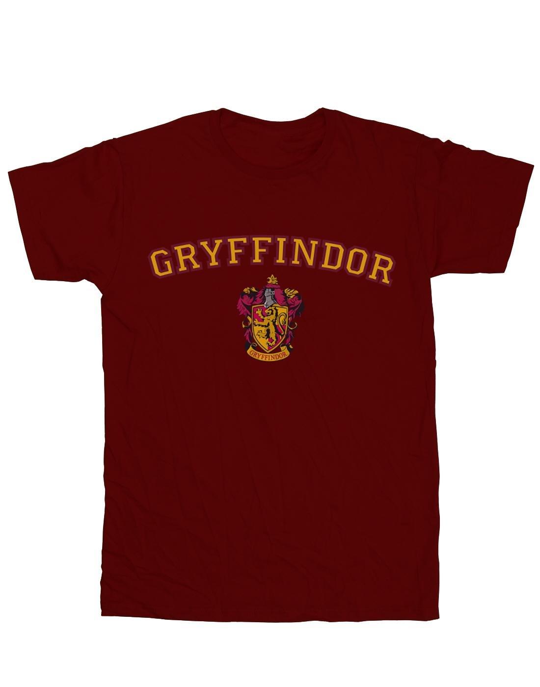 Gryffindor Crest Tshirt Herren Weinrot XXL von Harry Potter