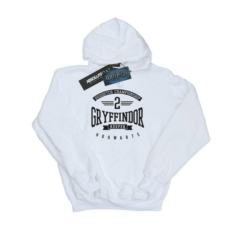 Gryffindor Keeper Kapuzenpullover Unisex Weiss 128 von Harry Potter