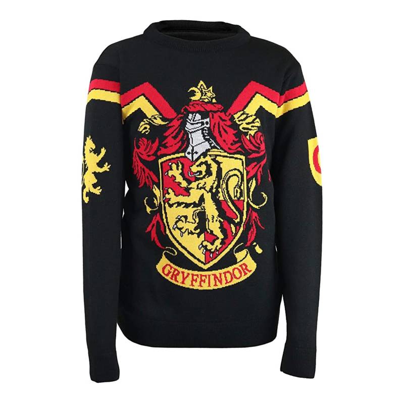 Pullover Weihnachtliches Design Damen Schwarz L von Harry Potter