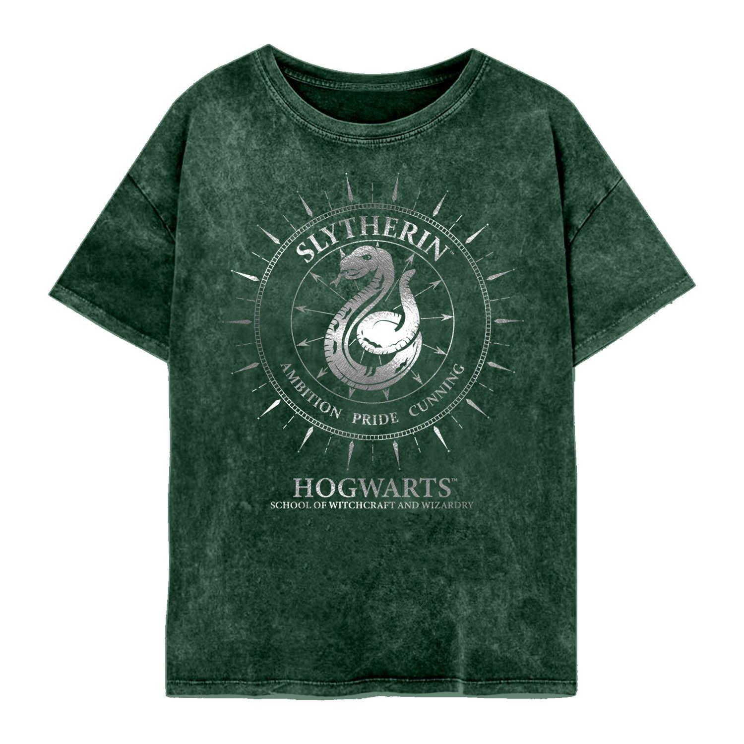 Harry Potter - Slytherin Constellations TShirt, für Damen, Grün, Größe M von Harry Potter