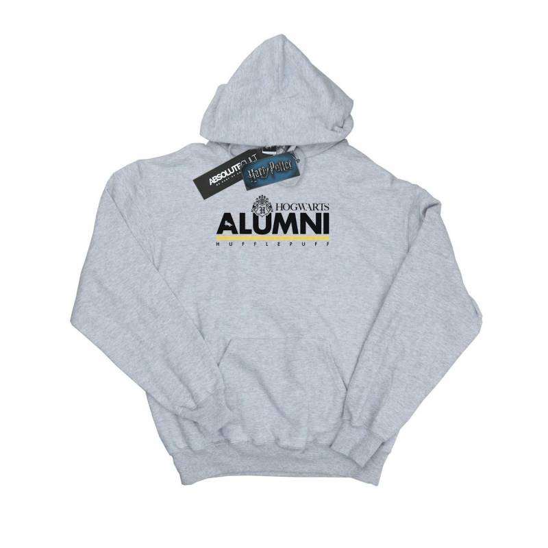 Hogwarts Alumni Hufflepuff Kapuzenpullover Damen Grau S von Harry Potter