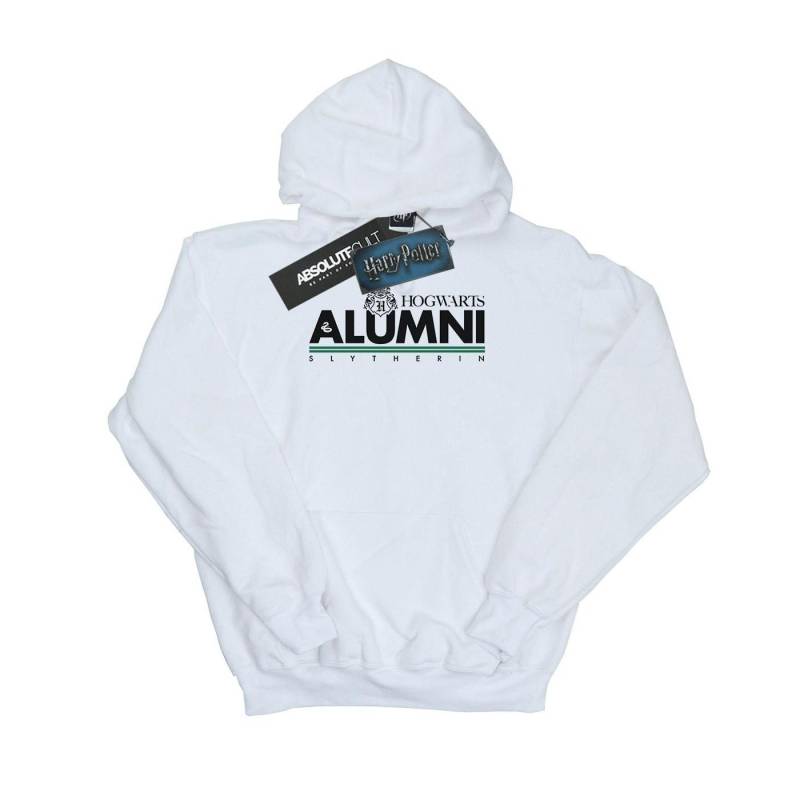 Hogwarts Alumni Slytherin Kapuzenpullover Damen Weiss XXL von Harry Potter