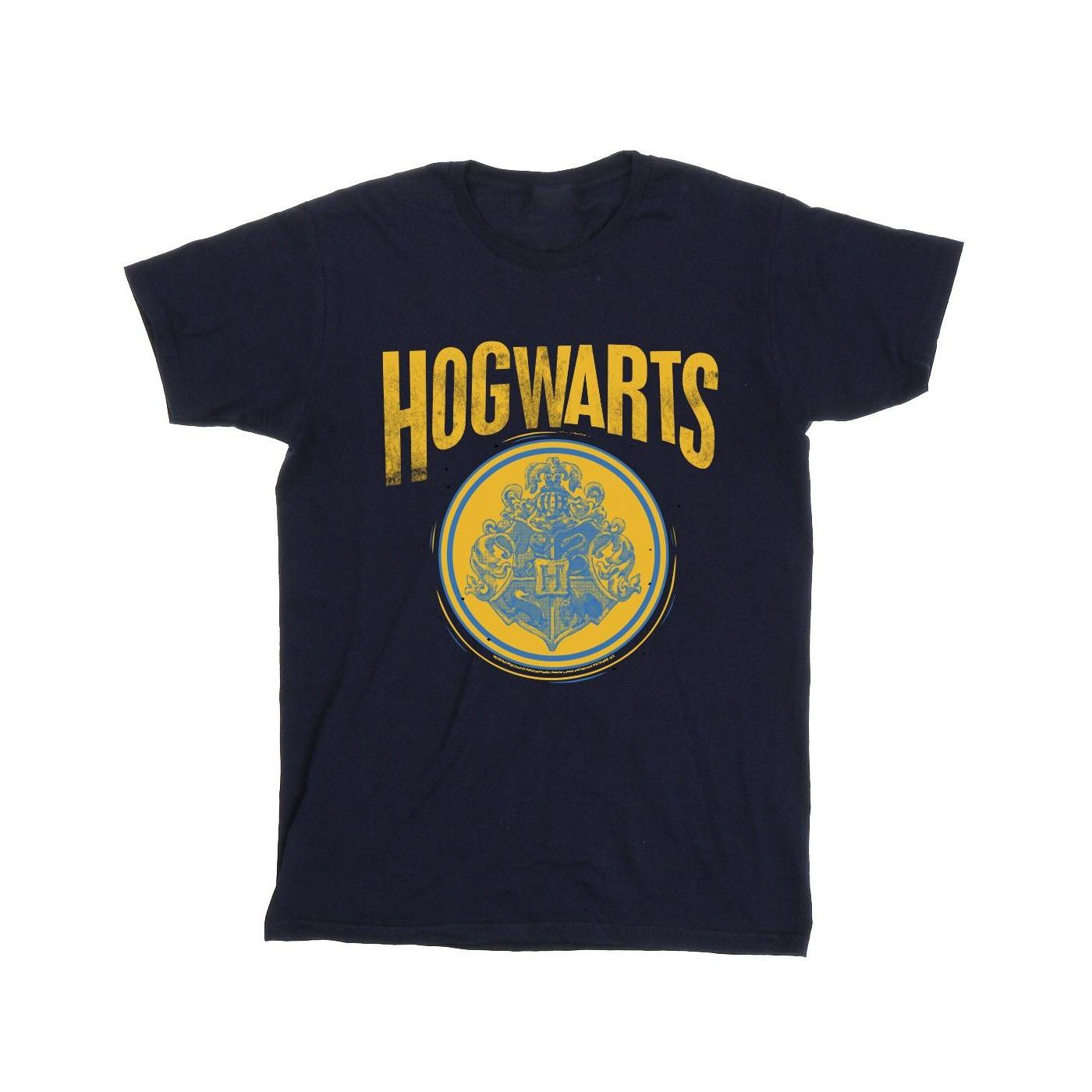 Hogwarts Circle Crest Tshirt Damen Marine L von Harry Potter