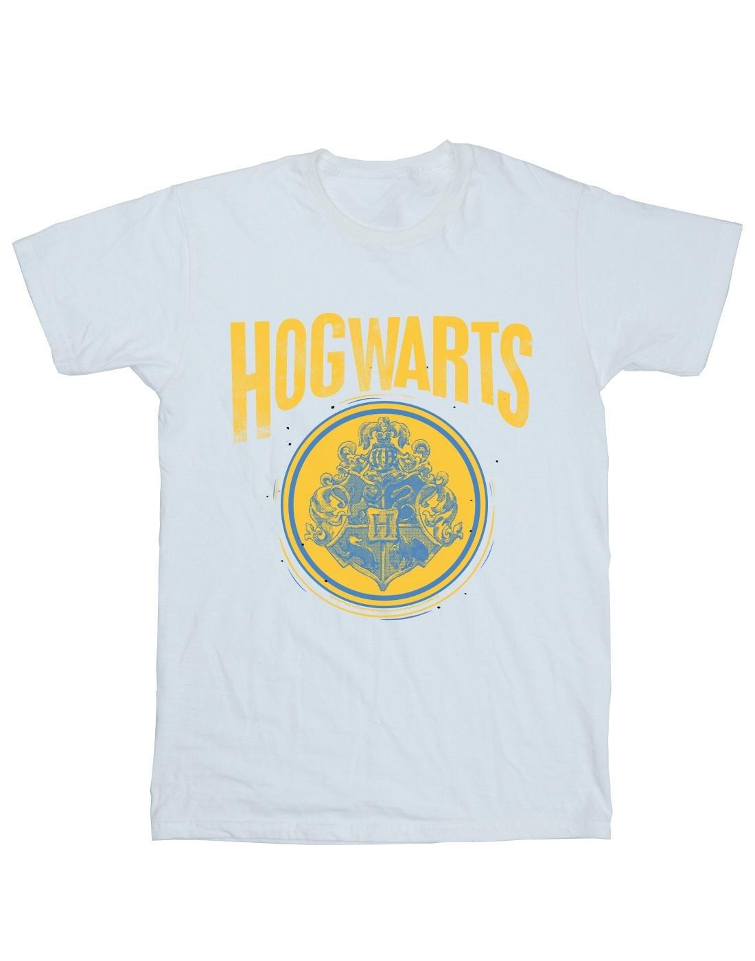 Hogwarts Circle Crest Tshirt Damen Weiss L von Harry Potter