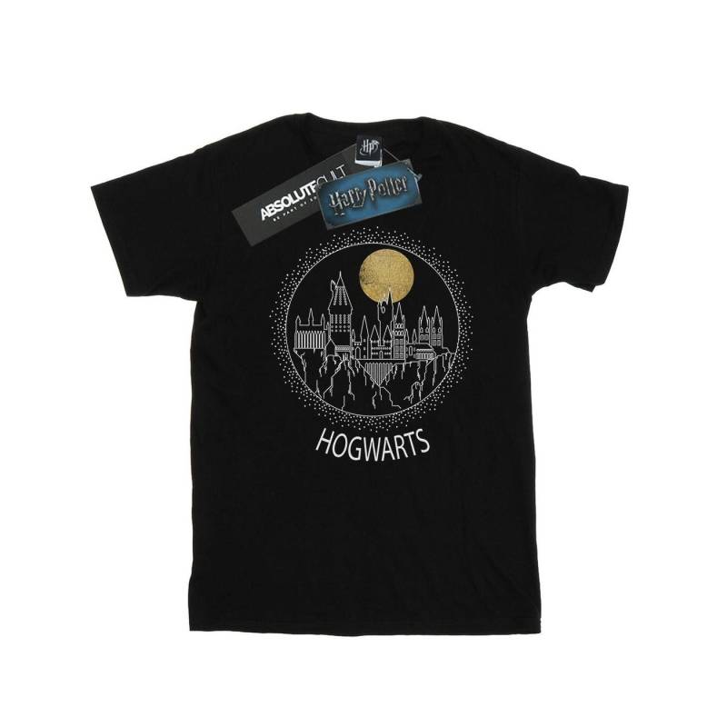 Hogwarts Circle Tshirt Damen Schwarz 3XL von Harry Potter